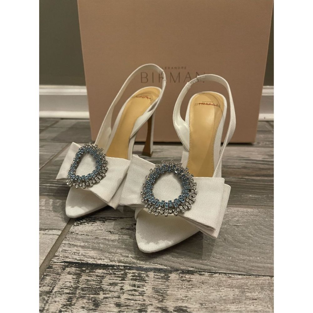 Alexandre Birman Madeline Embellished Bridal Slingbacks - Picture 12 of 15